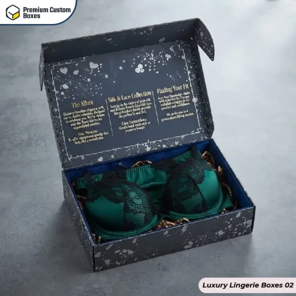 Custom Luxury Lingerie Boxes With Logo