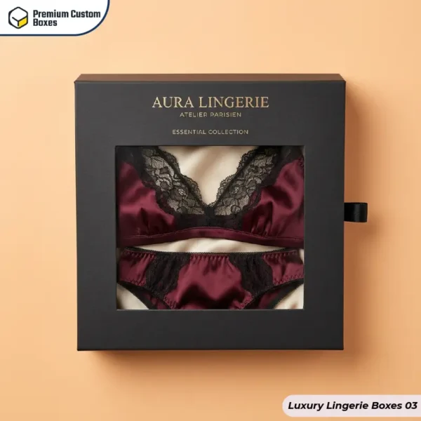 Custom Printed Luxury Lingerie Boxes