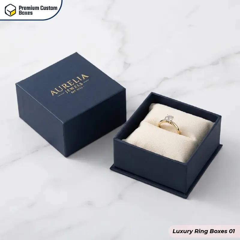 Custom Luxury Ring Boxes