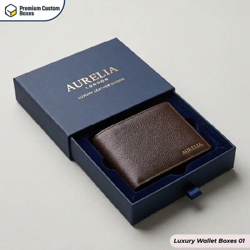Custom Luxury Wallet Boxes