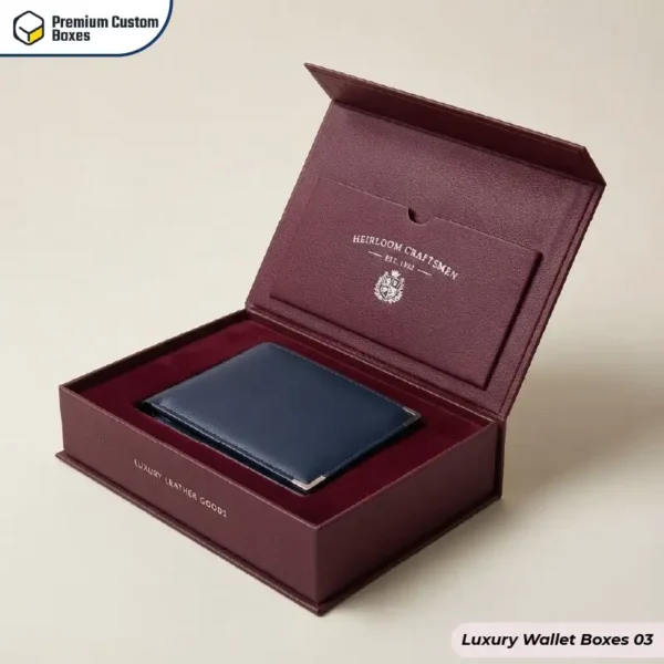 Custom Printed Luxury Wallet Boxes