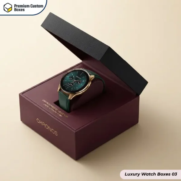 Custom Printed Luxury Watch Boxes