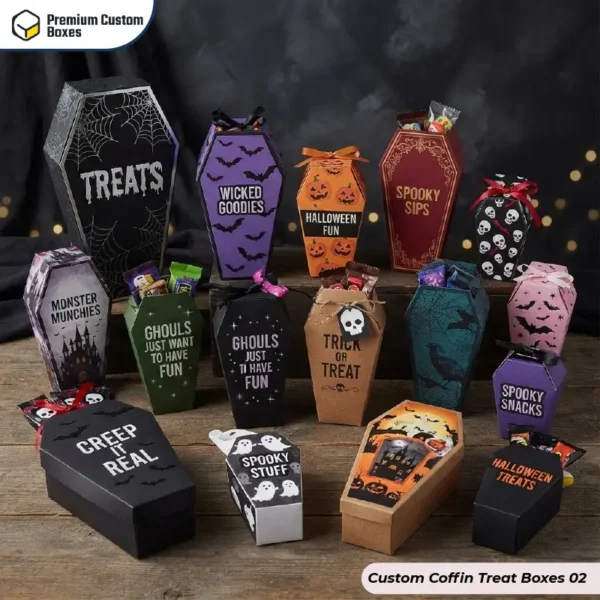 Custom Printed Coffin Treat Boxes UK