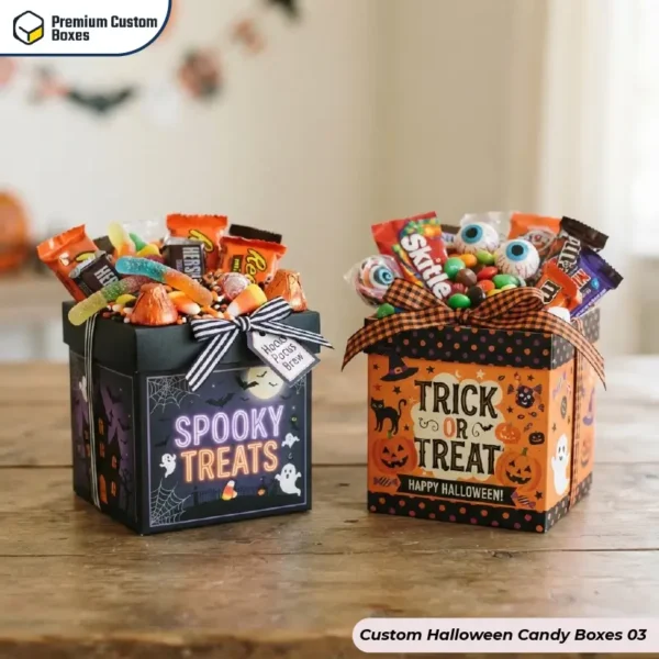 Custom Halloween Candy Boxes With Logo