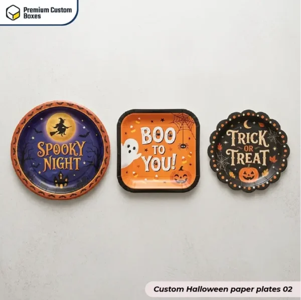 Custom Halloween Paper Plates Wholesale