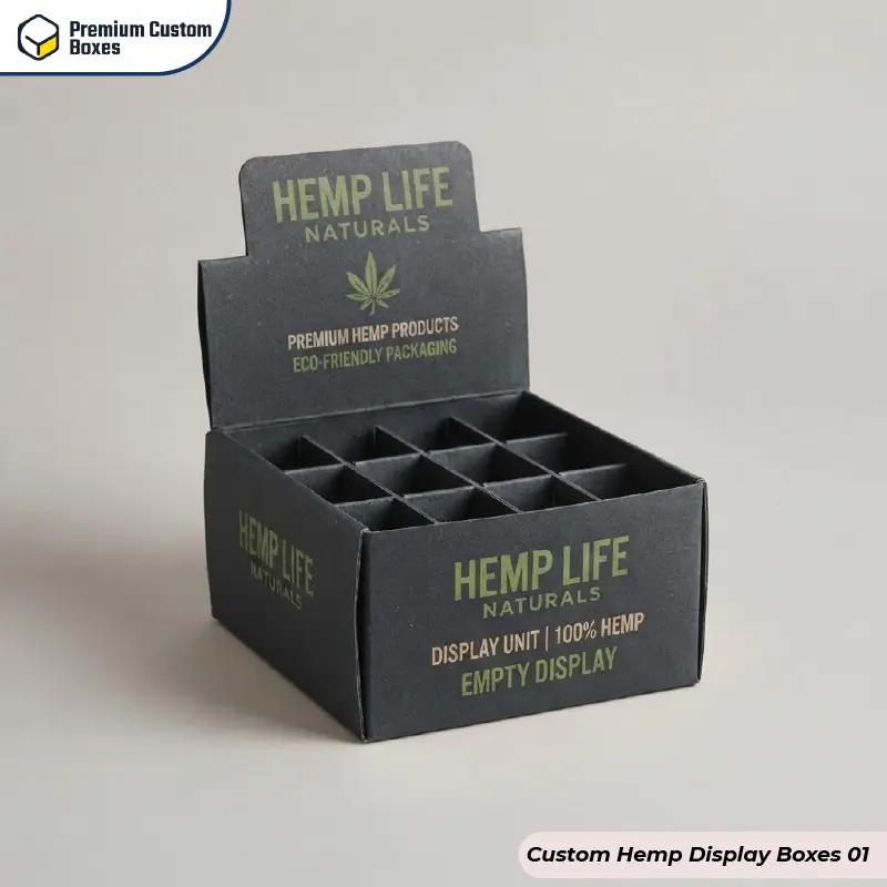 Custom Hemp Display Boxes UK