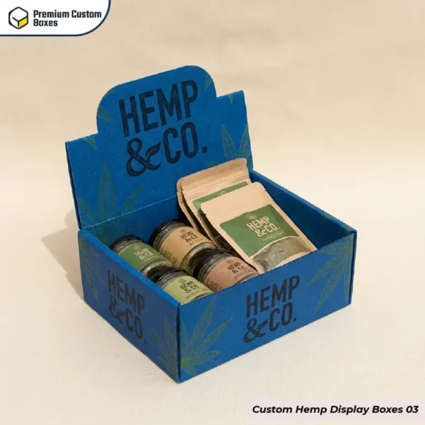 Custom Hemp Display Boxes With Logo