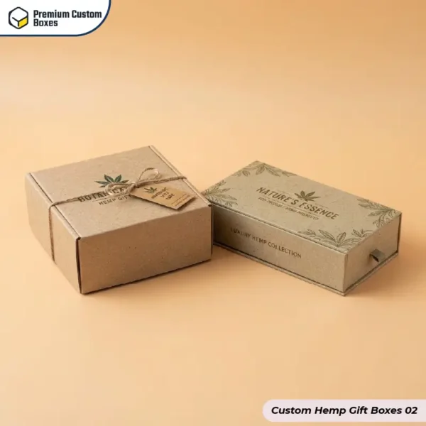 Custom Hemp Gift Boxes With Logo
