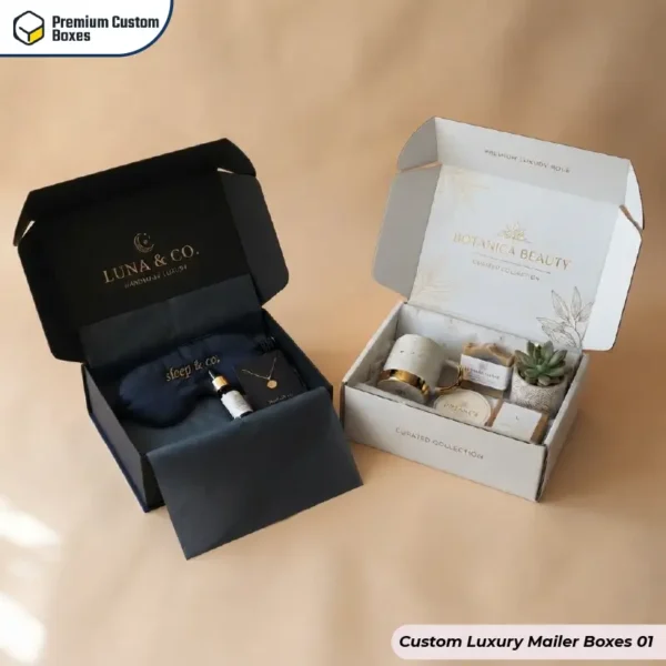Custom Luxury Mailer Boxes Wholesale With Logo