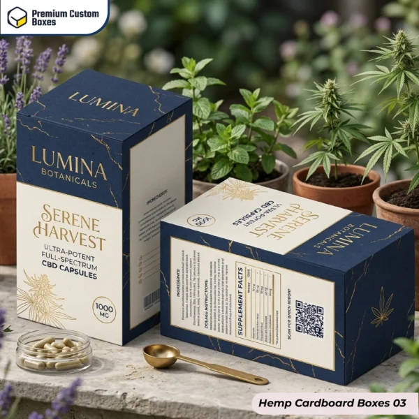 Custom Hemp Cardboard Boxes With Logo
