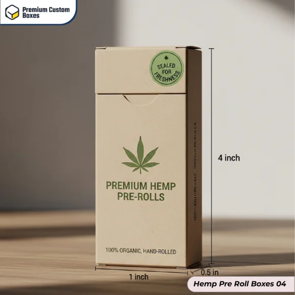 Custom Printed Hemp Pre Roll Packaging Boxes UK